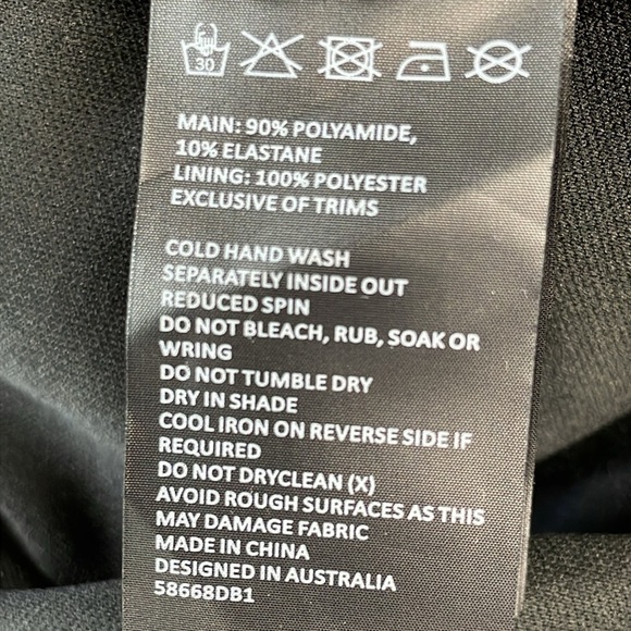 New Bardot Chameleon Lace Midi Dress In Black Strappy Open Back Sz L - Picture 16 of 16